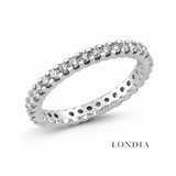 0.90 Carat Diamond Eternity Ring in 14K Solid Gold