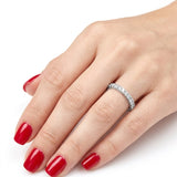 0.90 Carat Diamond Eternity Ring in 14K Solid Gold