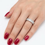 0.90 Carat Diamond Eternity Ring in 18K Solid Gold