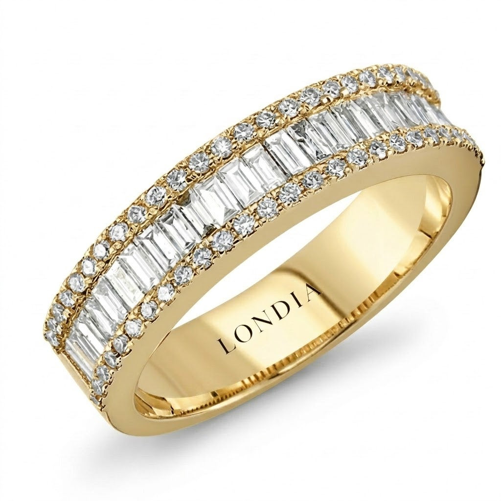 0.90 Carat Diamond Eternity Ring in 18K Solid Gold