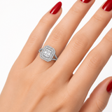 0.90 Carat Natural Diamond Baguette Design Diamond Ring | LONDIA