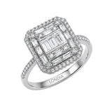 0.90 Carat Natural Diamond Baguette Design Diamond Ring | LONDIA