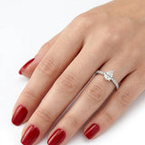 0.90 Carat Pear-Cut Solitaire Ring
