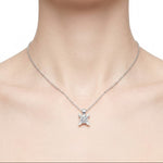 1.00 Ct Natural Diamond Londia Butterfly Design Solitaire Set in 18K Gold