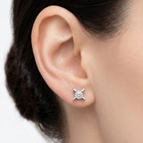 0.90 Ct Natural Diamond Londia Butterfly Design Solitaire Set in 14K Gold