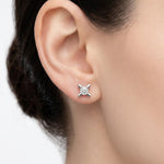 1.00 Ct Natural Diamond Londia Butterfly Design Solitaire Set in 18K Gold