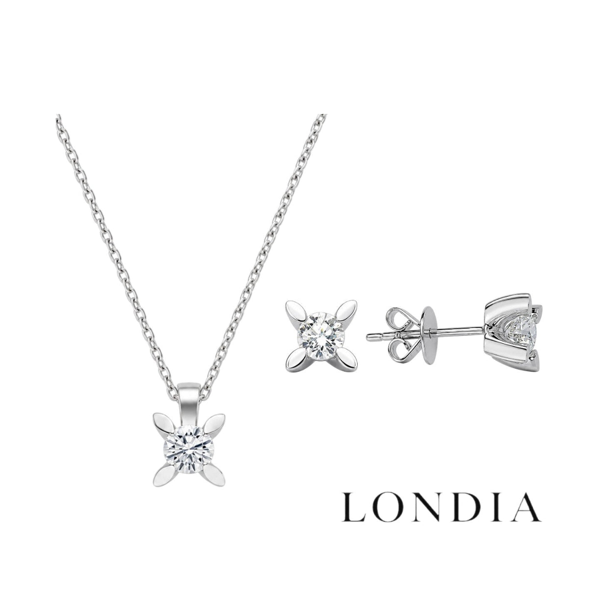 Butterfly Design Solitaire Set