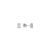 Natural Diamond Oval Necklace & Earring Set