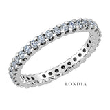 0.90 Carat F Color Natural Diamond Full Eternity Ring