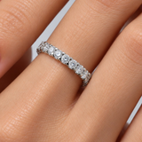 0.90 Carat F Color Natural Diamond Full Eternity Ring