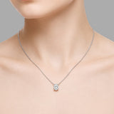 0.90 Carat Natural Diamond HRD Certified Oval Solitaire Design Set