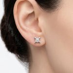 0.90 Ct. F Color Natural Diamond HRD Certified Butterfly Solitaire Set
