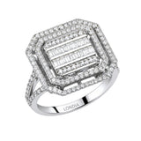 0.95 Carat Natural Diamond Baguette Design Diamond Ring | LONDIA