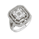 0.95 Carat Natural Diamond Baguette Stone Design Diamond Ring | LONDIA