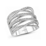 0.95 Carat Natural Diamond Line Design Ring | LONDIA