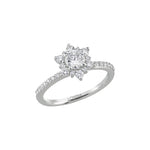 Natural Diamond Vintage Design “Lotus” Ring