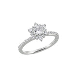 Natural Diamond Vintage Design “Lotus” Ring
