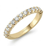 0.60 Carat Diamond Half Eternity Ring in 18K Gold