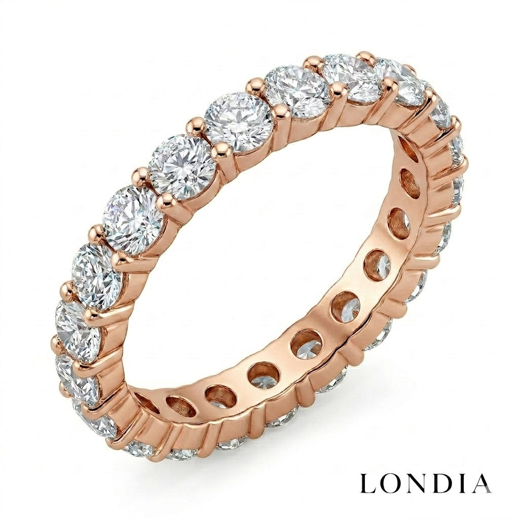 1.00 Carat Diamond Eternity Ring in 14K Solid Gold