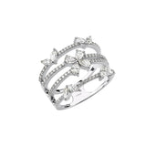 1.00 Carat Natural Diamond Statement Design Ring – 18K Gold