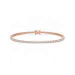 1.00 Carat Super Light Crown Bracelet in 14K Gold