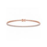 1.00 Carat Super Light Crown Bracelet in 14K Gold