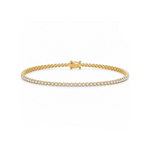1.00 Carat Super Light Crown Bracelet in 14K Gold