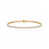 1.00 Carat Super Light Crown Bracelet in 14K Gold