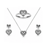 1.00 Ct. Heart design Jewelry Mounting Set in 14K Gold