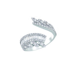 1.00 Ct. Natural Diamond Line-Design Ring | LONDIA