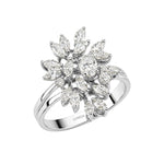 Natural Diamond Statement Design Ring 