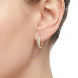 1.00 Ct Diamond Londia Infinity Design Earrings in 14K Gold