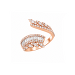1.00 Ct. Natural Diamond Line-Design Ring  LONDIA