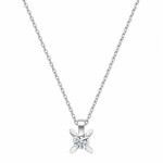 1.00 Ct Natural Diamond Londia Butterfly Design Solitaire Set in 18K Gold