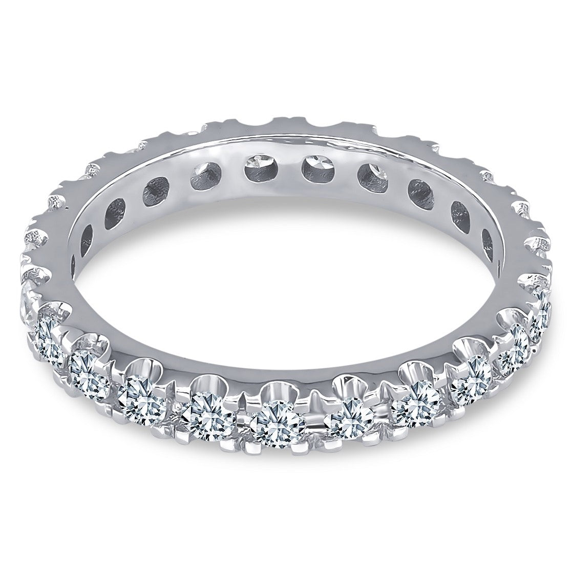 1.00 ct. Diamond Statement Design Band Ring in 14K Fine Gold