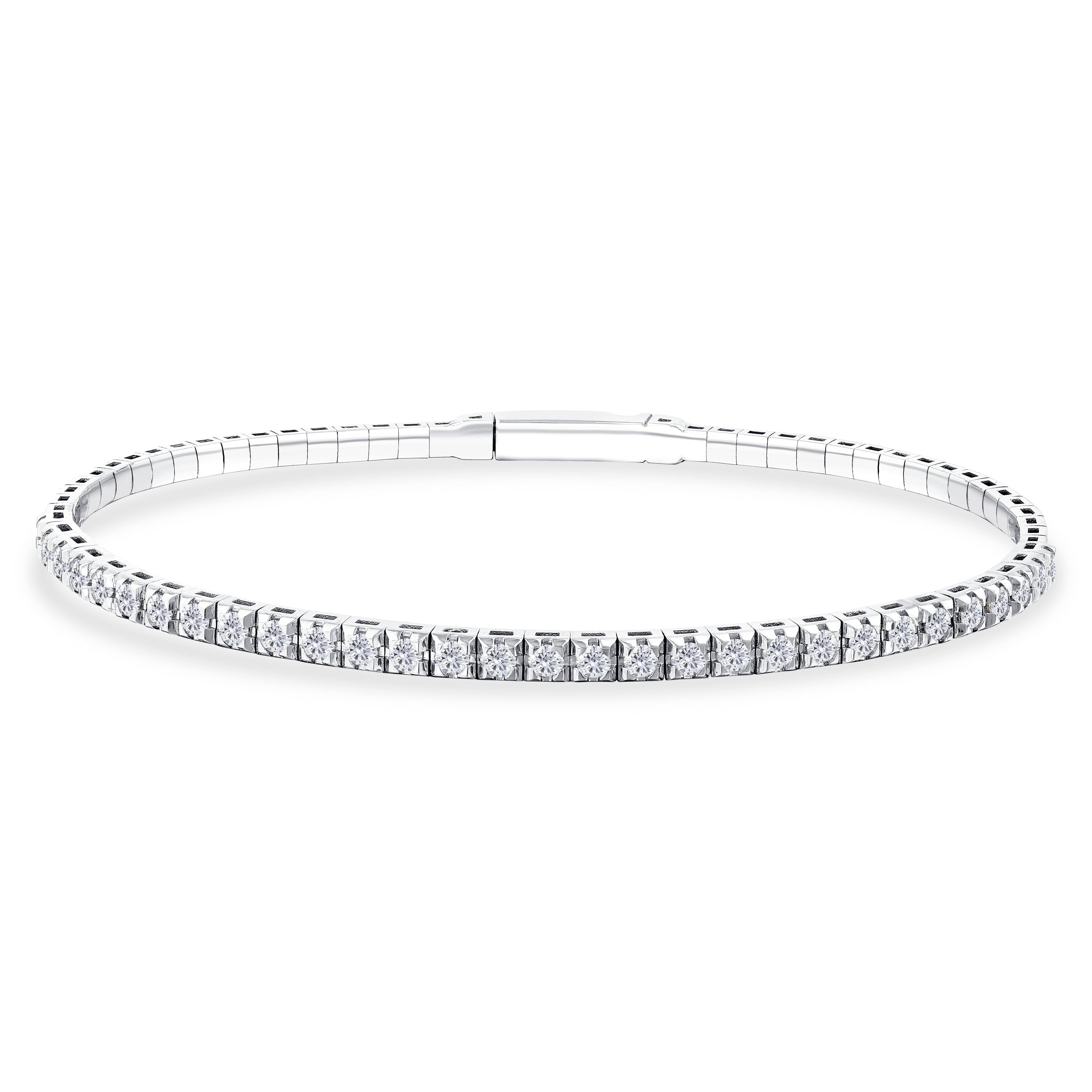 1.00 ct. Flexible Collection Statement Design Diamond Bracelet 14K Gold