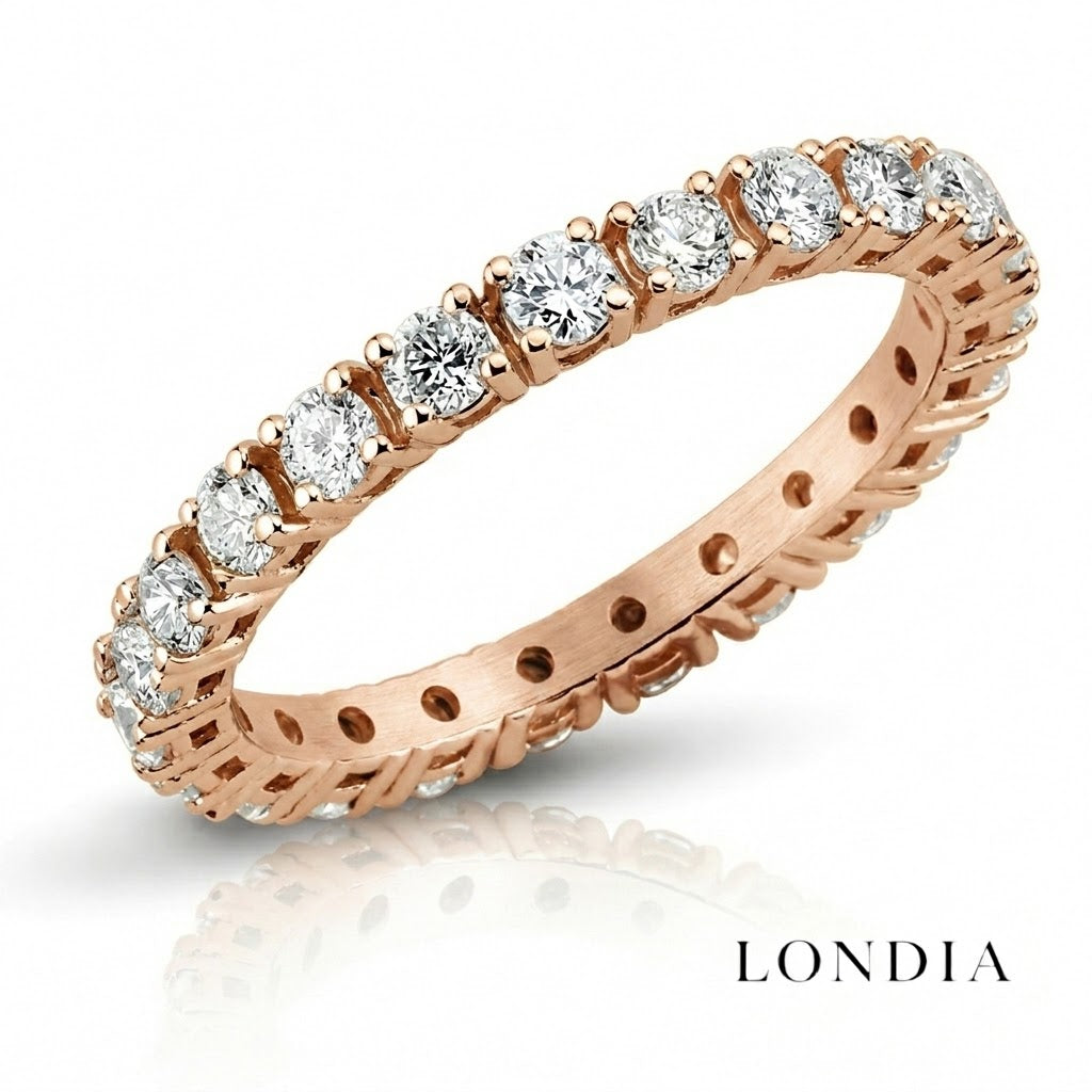 1.05 Carat Diamond Eternity Ring in 14K Solid Gold