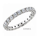 1.05 Carat E Color Natural Diamond Full Eternity Ring