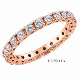 1.05 Carat E Color Natural Diamond Full Eternity Ring