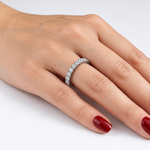 1.05 Carat E Color Natural Diamond Full Eternity Ring