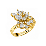 Natural Diamond Statement Design Ring