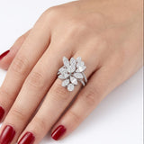 Natural Diamond Statement Design Ring