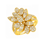 Natural Diamond Statement Design Ring