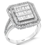 1.10 Carat Natural Diamond Baguette Design Stone Diamond Ring | LONDIA