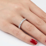 1.15 Carat Diamond Half Eternity Ring in 14K Gold