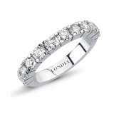 1.15 Carat Diamond Half Eternity Ring in 14K Gold