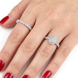 1.15 Ct. Natural Diamond Wedding Ring Set | LONDIA