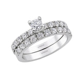 Natural Diamond Wedding Ring Set