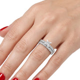 Natural Diamond Wedding Ring Set