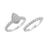 1.15 Ct. Natural Diamond Wedding Ring Set | LONDIA